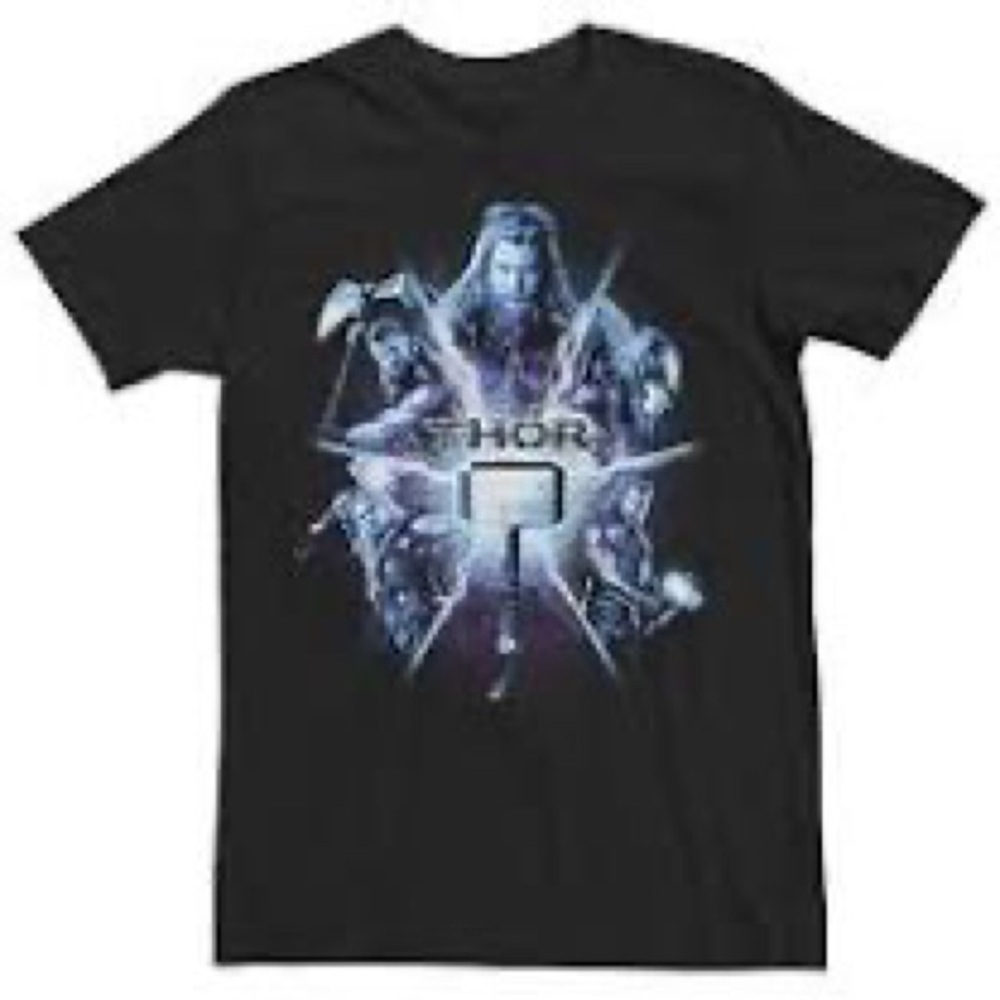 MEN'S Marvel Avengers: Endgame Thor Mashup Graphic Tee Medium 🌟